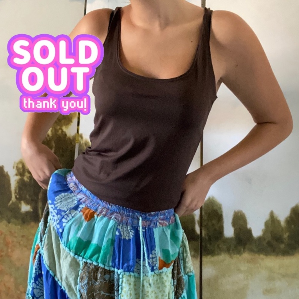 SOLD!vintage brown top!